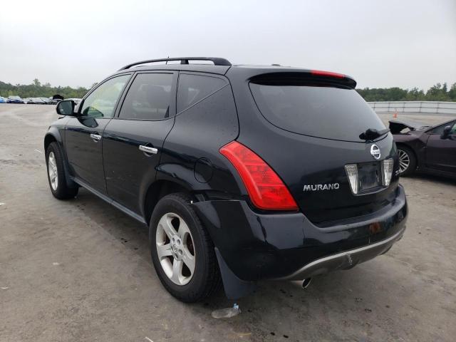 JN8AZ08W74W317719 - 2004 NISSAN MURANO BLACK photo 3