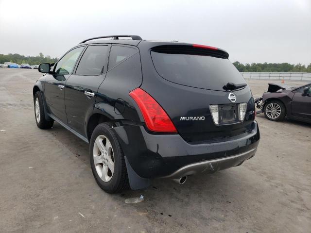 JN8AZ08W74W317719 - 2004 NISSAN MURANO BLACK photo 9