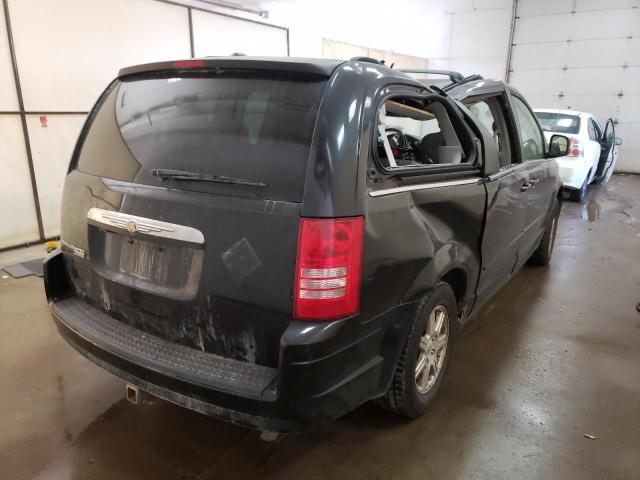 2A8HR54P08R836107 - 2008 CHRYSLER TOWN & COU BLACK photo 4