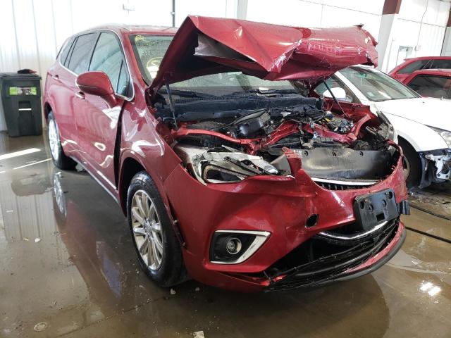 LRBFX2SA4KD026666 - 2019 BUICK ENVISION E RED photo 1