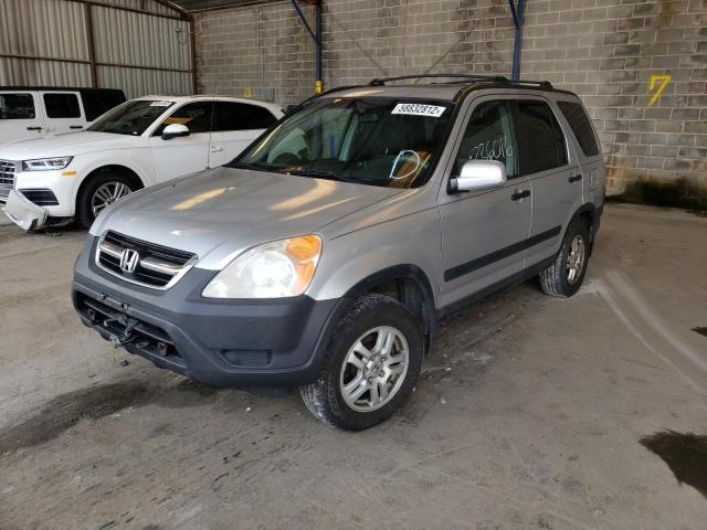 SHSRD788X2U012183 - 2002 HONDA CR-V SILVER photo 2