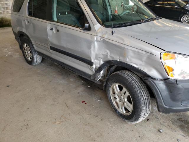 SHSRD788X2U012183 - 2002 HONDA CR-V SILVER photo 9