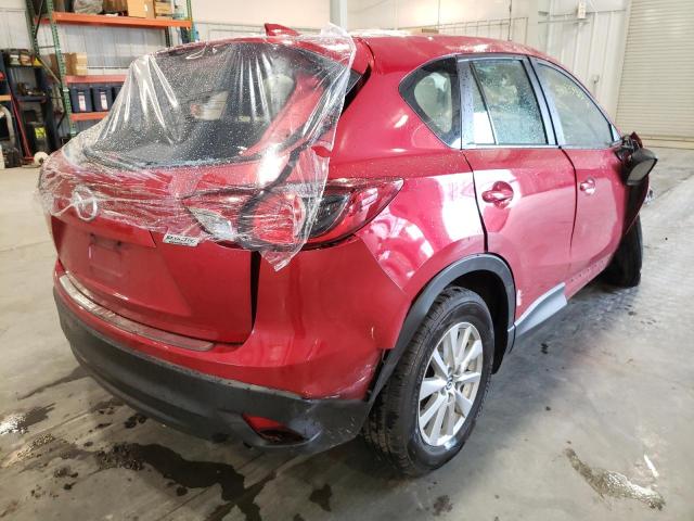 JM3KE4BY1G0787692 - 2016 MAZDA CX-5 SPORT RED photo 4