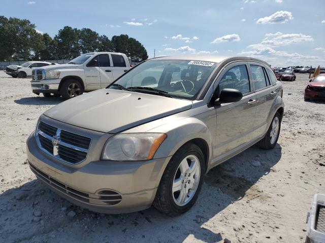 1B3HB48A29D125963 - 2009 DODGE CALIBER SX BEIGE photo 2