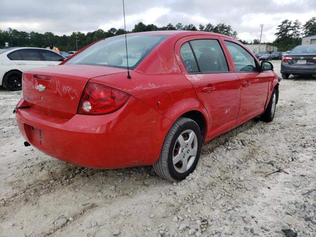 1G1AK55F067665949 - 2006 CHEVROLET COBALT RED photo 4