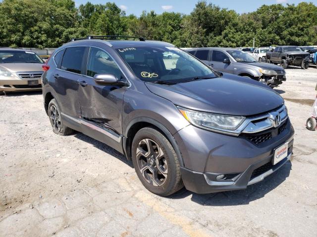 2HKRW2H98HH614443 - 2017 HONDA CR-V TOURI CHARCOAL photo 9