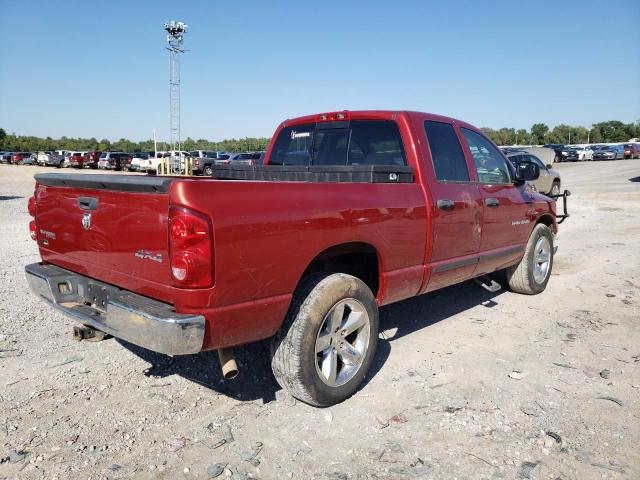 1D7HU18P07S241866 - 2007 DODGE RAM 1500 S MAROON photo 4