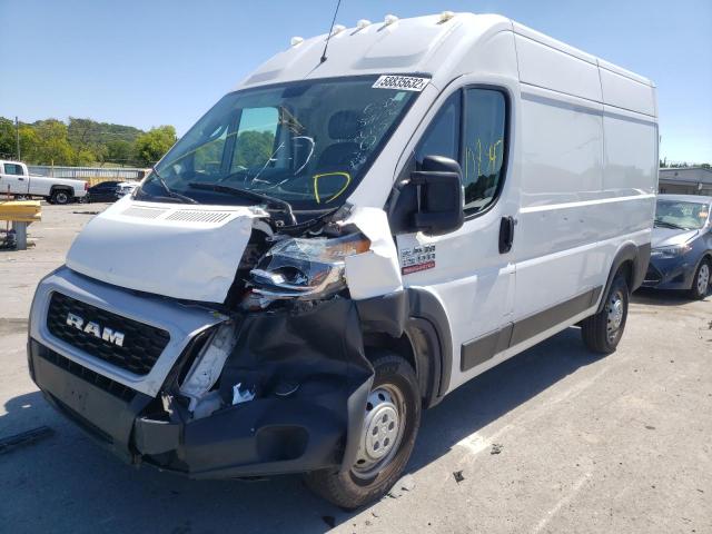 3C6TRVBG6LE106255 - 2020 RAM PROMASTER WHITE photo 2