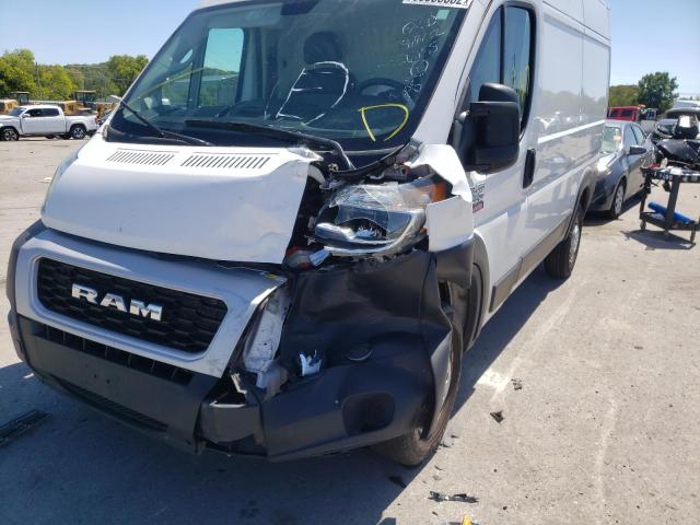 3C6TRVBG6LE106255 - 2020 RAM PROMASTER WHITE photo 9