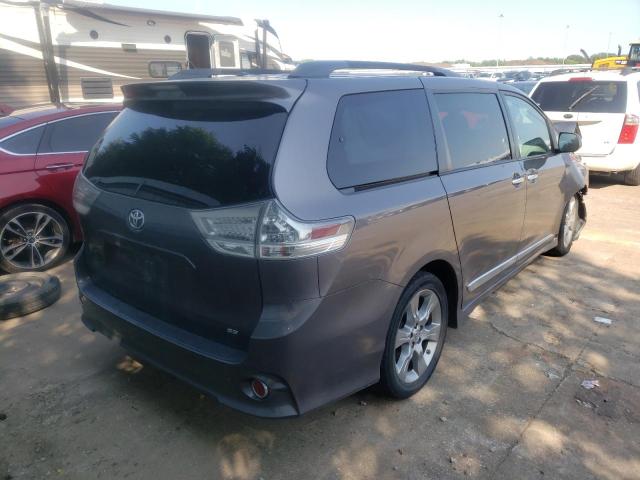 5TDXK3DC9DS359137 - 2013 TOYOTA SIENNA SPO GRAY photo 4