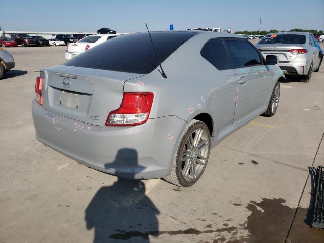JTKJF5C74D3047599 - 2013 TOYOTA SCION TC ნაცრისფერი ფოტო 4