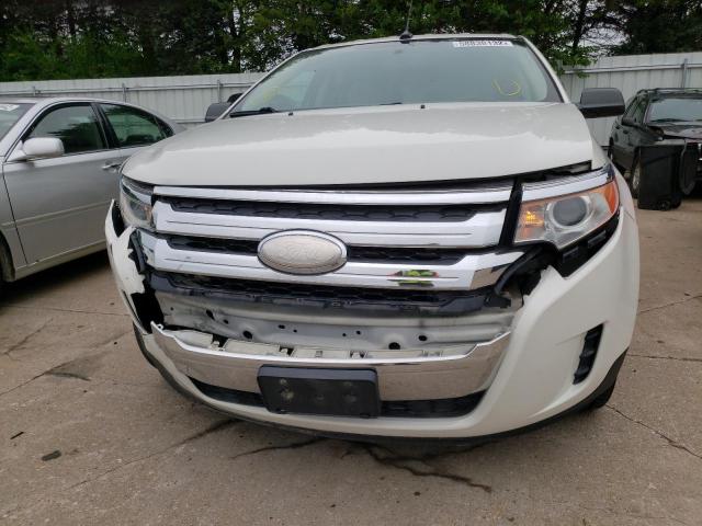 2FMDK3GC8DBA37262 - 2013 FORD EDGE WHITE photo 9