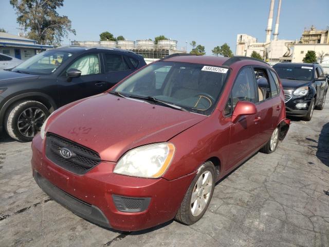 KNAFG526387183754 - 2008 KIA RONDO LX RED photo 2