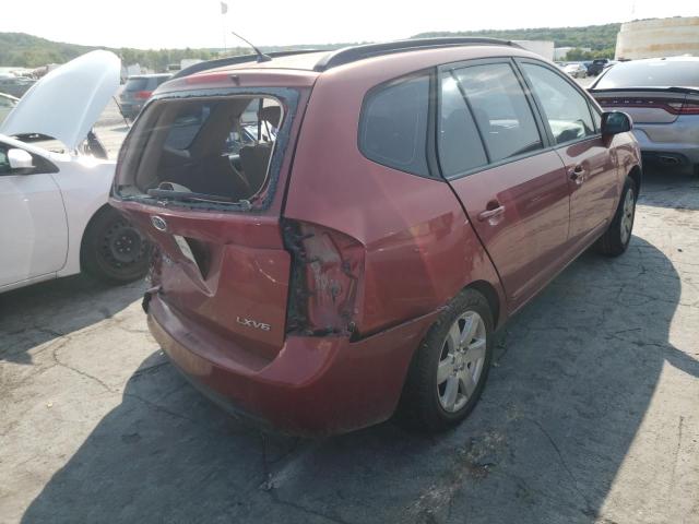 KNAFG526387183754 - 2008 KIA RONDO LX RED photo 4