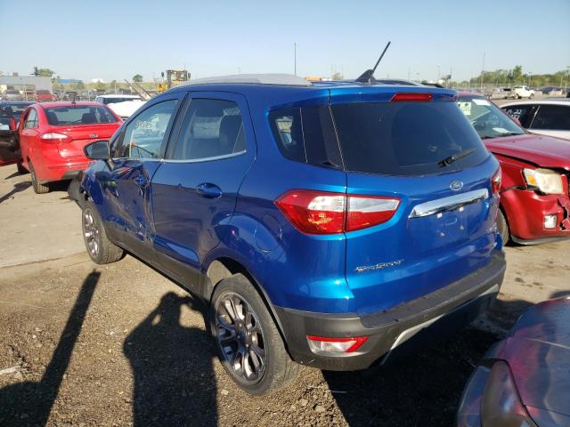 MAJ6S3KL1KC306886 - 2019 FORD ECOSPORT T BLUE photo 3