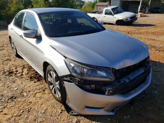 1HGCR2F36EA074140 - 2014 HONDA ACCORD LX SILVER photo 1