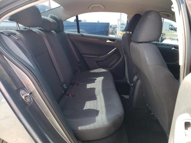3VW2K7AJ4DM298703 - 2013 VOLKSWAGEN JETTA BASE GRAY photo 6