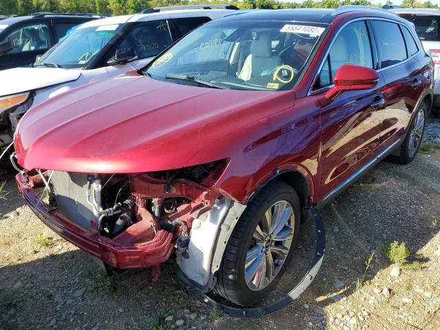 2LMPJ8LP8JBL26633 - 2018 LINCOLN MKX RESERV MAROON photo 2