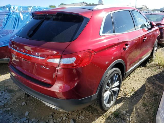 2LMPJ8LP8JBL26633 - 2018 LINCOLN MKX RESERV MAROON photo 4