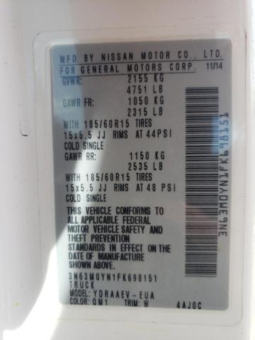 3N63M0YN1FK698151 - 2015 CHEVROLET CITY EXPRE 灰色 照片 10