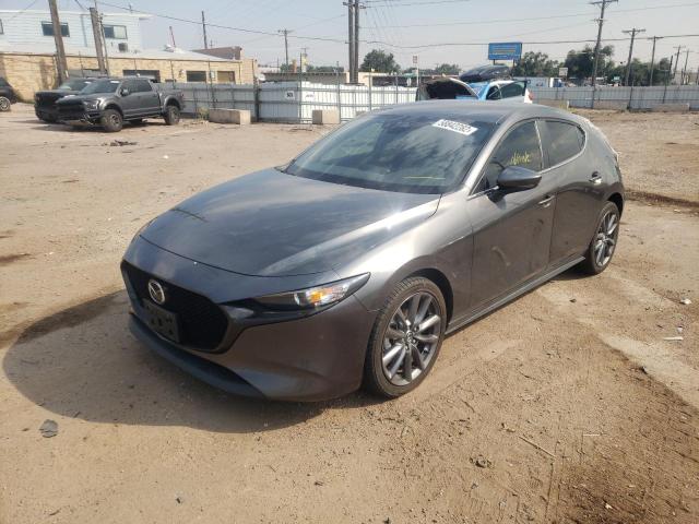 JM1BPAJM5K1142949 - 2019 MAZDA 3 GRAY photo 2