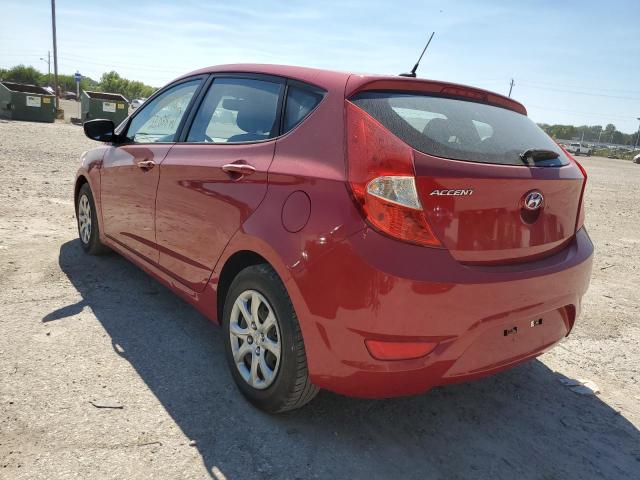 KMHCT5AE8DU071873 - 2013 HYUNDAI ACCENT GLS RED photo 3