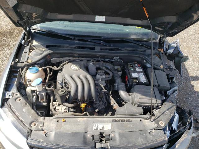 3VW2K7AJ0DM359531 - 2013 VOLKSWAGEN JETTA BASE GRAY photo 7