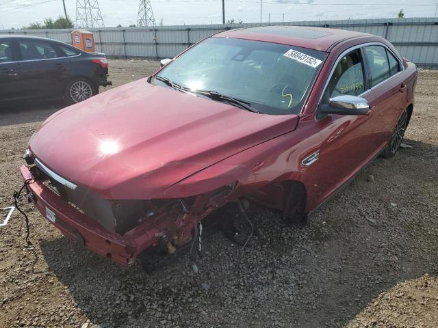 1FAHP2J80KG116863 - 2019 FORD TAURUS LIM RED photo 2