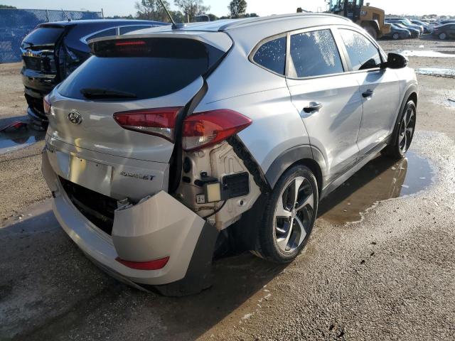 KM8J33A27HU311163 - 2017 HYUNDAI TUCSON LIM SILVER photo 4