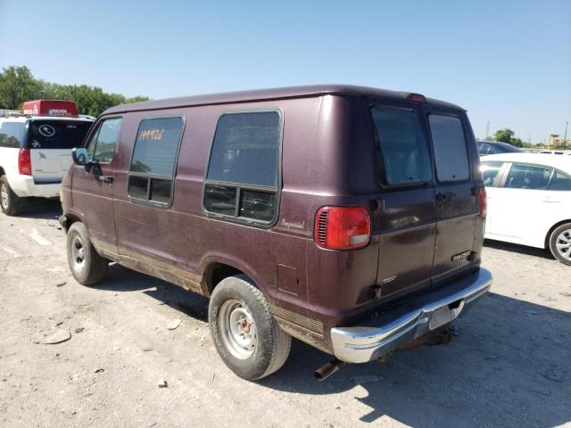 2B6HB21X7VK551900 - 1997 DODGE RAM VAN B2 MAROON photo 3