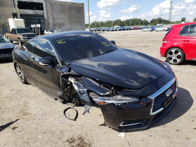 JN1CV7EL6HM320781 - 2017 INFINITI Q60 BASE BLACK photo 1