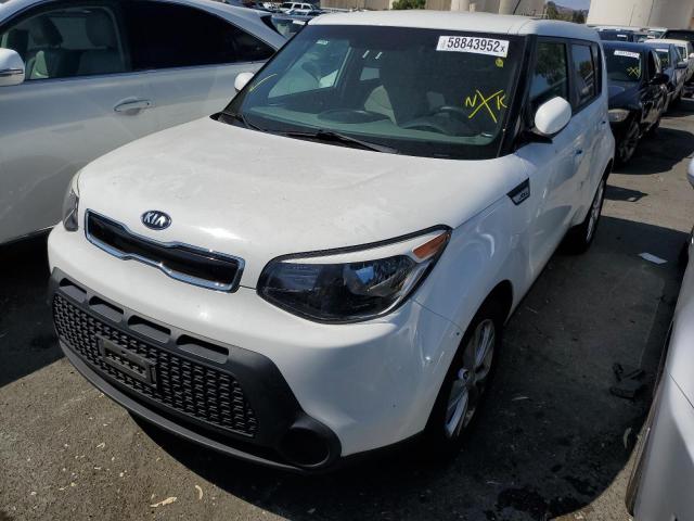 KNDJP3A51F7176809 - 2015 KIA SOUL WHITE photo 2