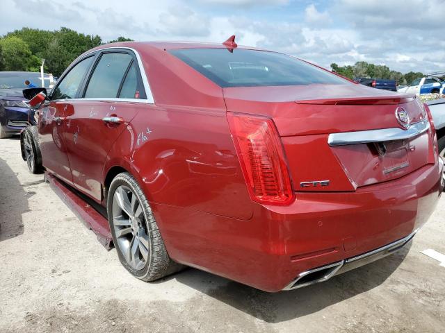 1G6AV5S82E0147145 - 2014 CADILLAC CTS VSPORT RED photo 3