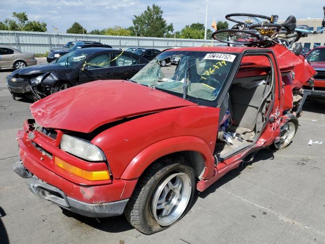 1GCCS1452Y8304818 - 2000 CHEVROLET S TRUCK S1 RED photo 2