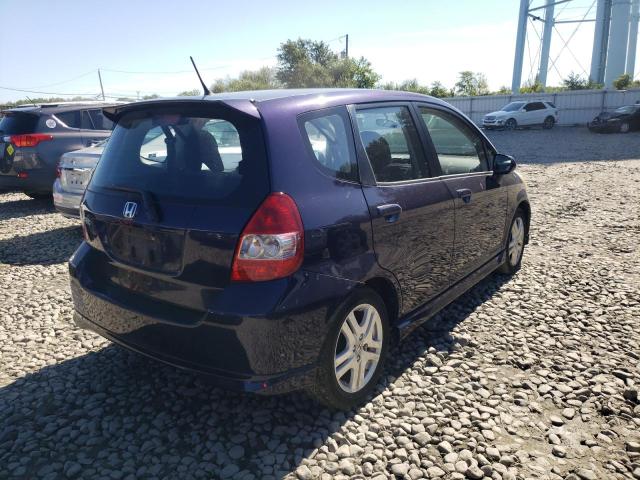 JHMGD38668S015100 - 2008 HONDA FIT SPORT PURPLE photo 4