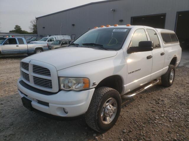 3D7KU28C23G820819 - 2003 DODGE RAM 2500 S WHITE photo 2