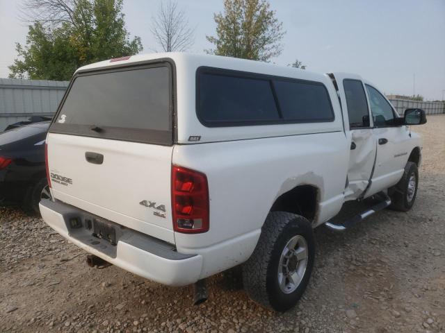 3D7KU28C23G820819 - 2003 DODGE RAM 2500 S WHITE photo 4