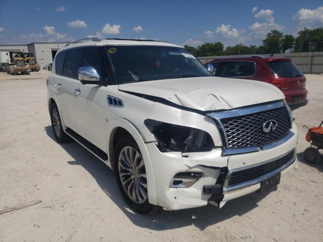 JN8AZ2NF6G9612930 - 2016 INFINITI QX80 WHITE photo 1