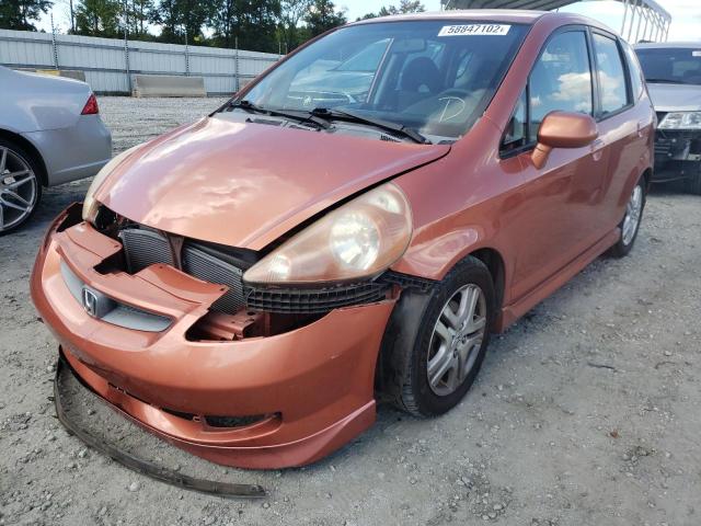 JHMGD38697S032231 - 2007 HONDA FIT S  photo 2