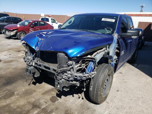 1C6RR6GT4HS501271 - 2017 RAM 1500 SLT BLUE photo 2