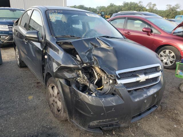 KL1TD56608B142883 - 2008 CHEVROLET AVEO BASE BLACK photo 1