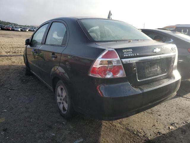 KL1TD56608B142883 - 2008 CHEVROLET AVEO BASE BLACK photo 3