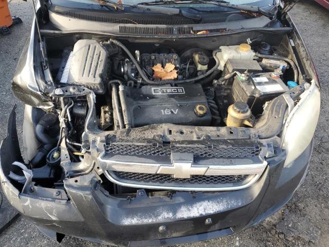 KL1TD56608B142883 - 2008 CHEVROLET AVEO BASE BLACK photo 7