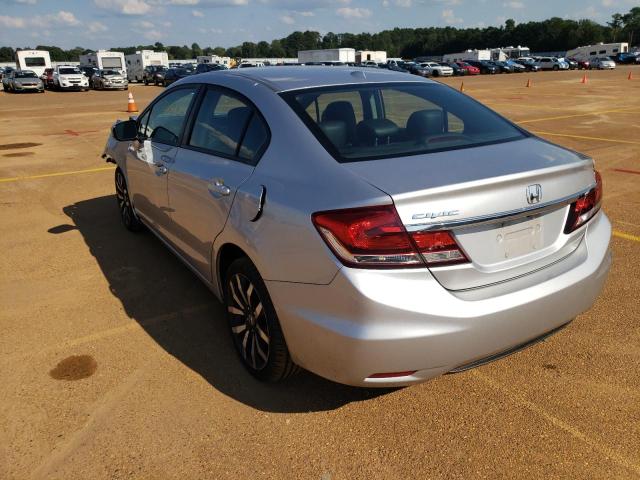 19XFB2F96FE011946 - 2015 HONDA CIVIC EXL Gümüş foto 3