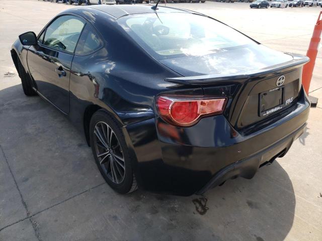 JF1ZNAA12D1727958 - 2013 TOYOTA SCION FR-S შავი ფოტო 3