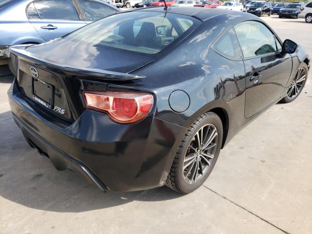 JF1ZNAA12D1727958 - 2013 TOYOTA SCION FR-S შავი ფოტო 4