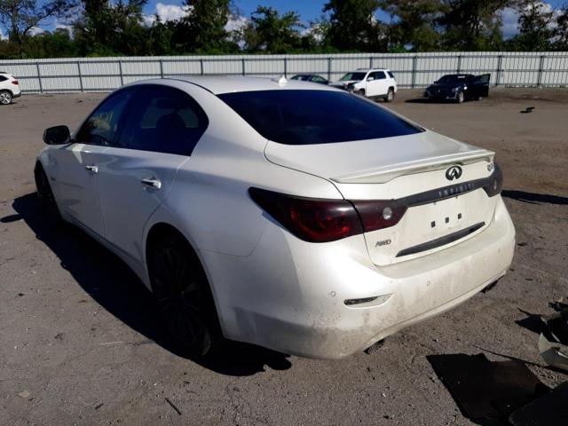 JN1FV7AR5HM871386 - 2017 INFINITI Q50 RED SP WHITE photo 3