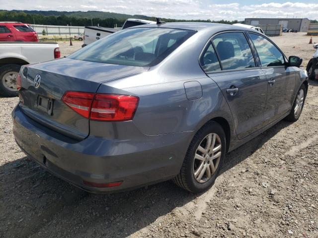 3VW2K7AJ6FM217977 - 2015 VOLKSWAGEN JETTA BASE Մոխրագույն լուսանկար 4