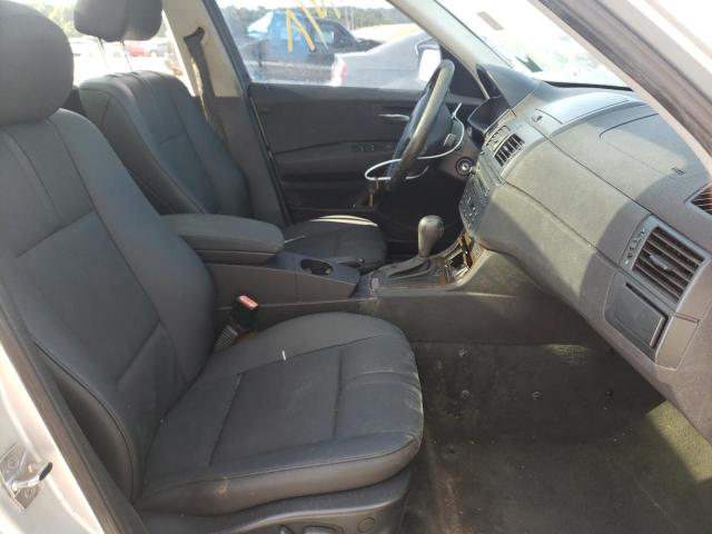 WBXPA73465WC50128 - 2005 BMW X3 2.5I SILVER photo 5