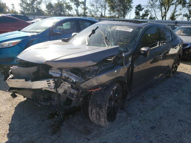 SHHFK7H90JU200989 - 2018 HONDA CIVIC SPOR CHARCOAL photo 2